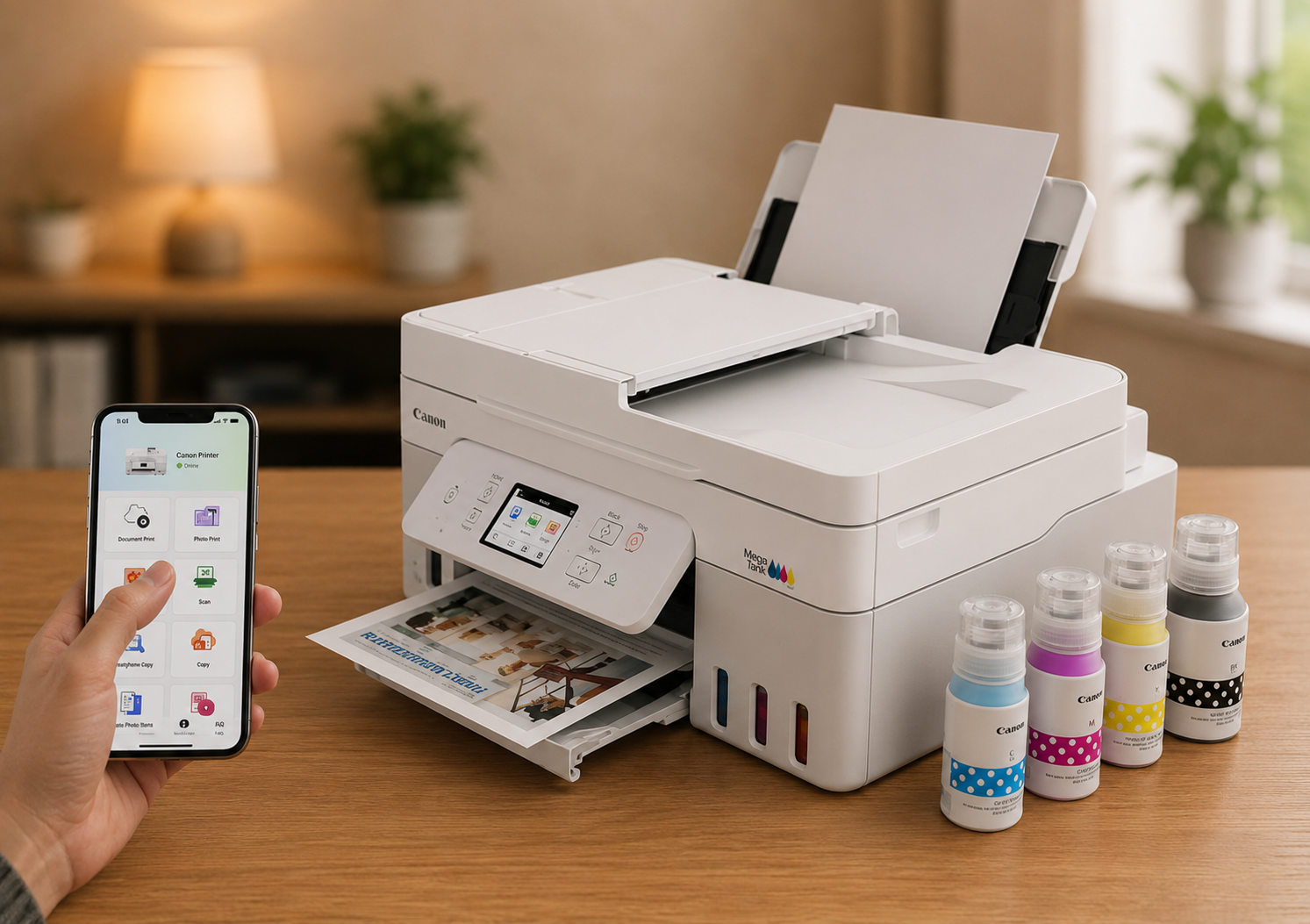 Canon G4780 Ink Tank All In One Printer - ADF, Wi Fi, Lan, Duplex