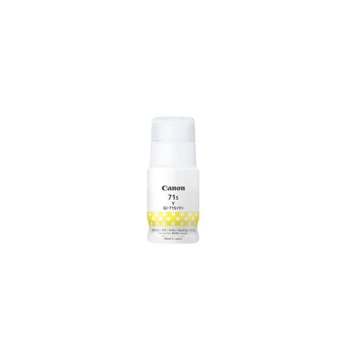 Canon PIXMA GI71Y Yellow Ink bottlefor G1020,G2020,G3020,G2060,G3060, G1737,G2770,G3770,G4770, G1730,G2730,G3730