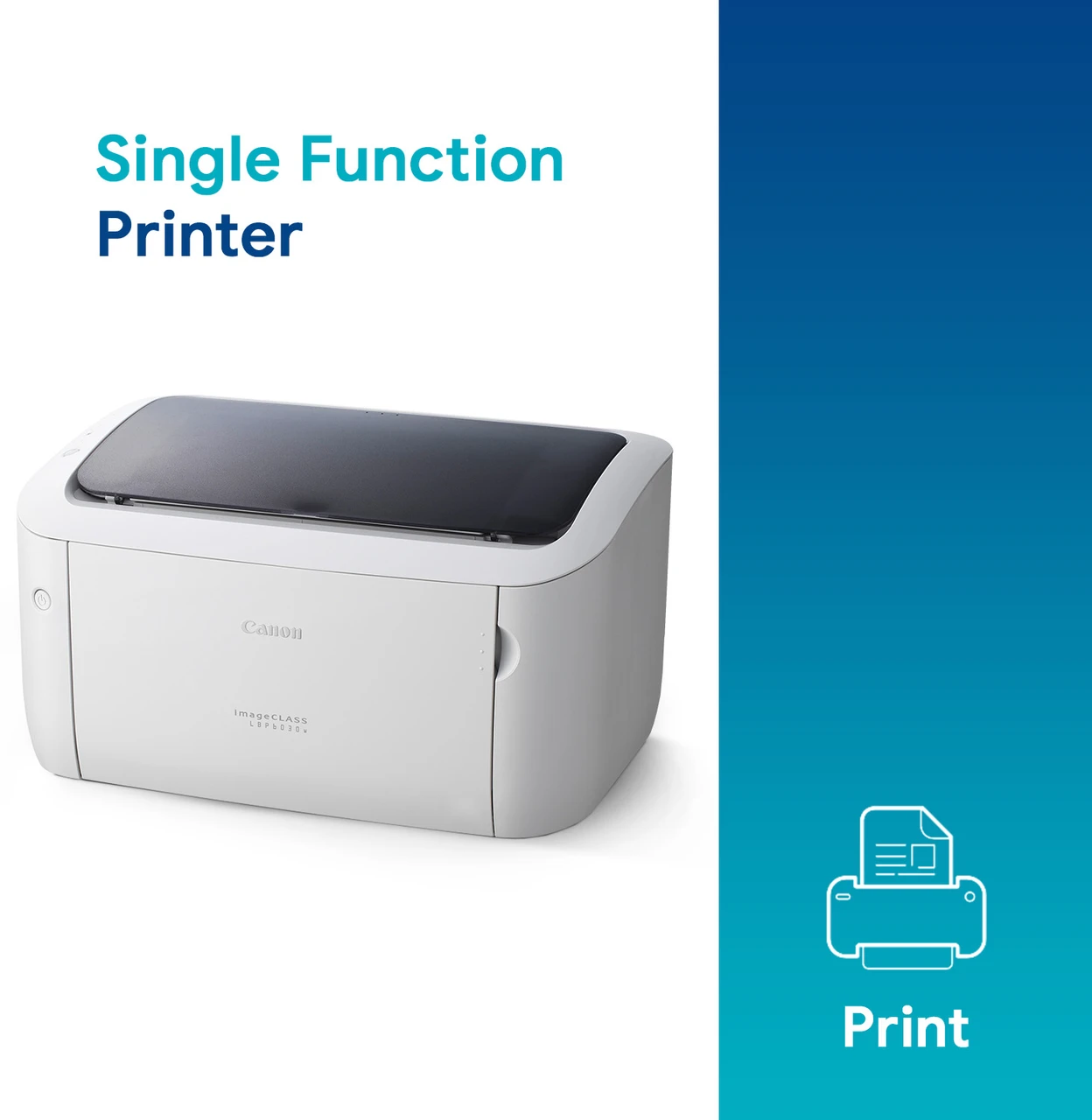 Canon LBP6030W Single Function WiFi Monochrome Laser Printer (Toner Cartridge) - Image 5